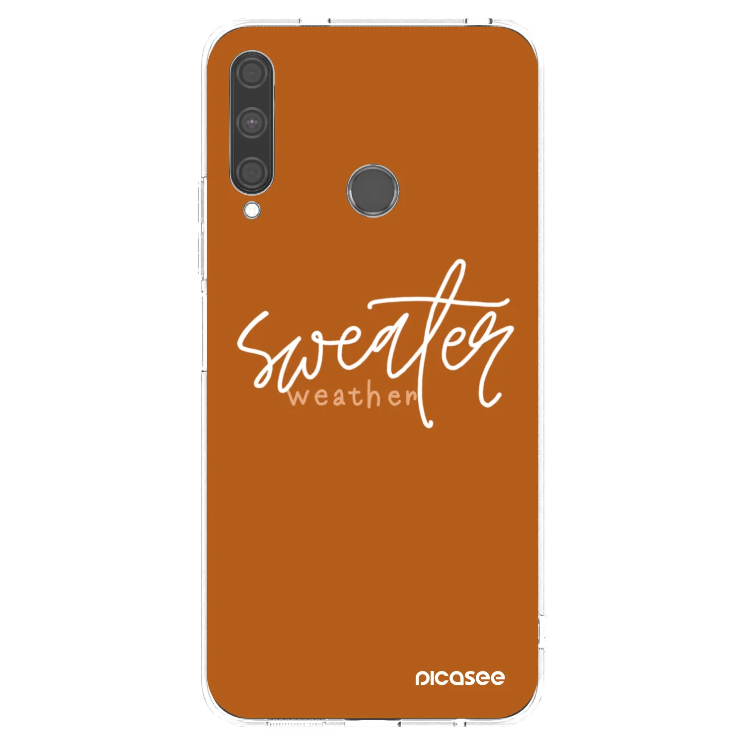 Picasee Huawei P40 Lite E Hülle - Transparentes Silikon - Sweater weather