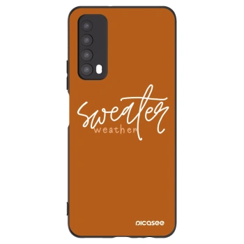 Picasee Huawei P Smart 2021 Hülle - Schwarzes Silikon - Sweater weather