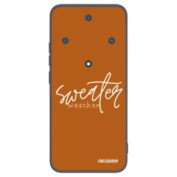 Picasee Honor Magic5 Lite 5G Hülle - Schwarzes Silikon - Sweater weather