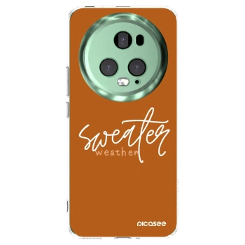 Picasee Honor Magic5 Pro Hülle - Transparentes Silikon - Sweater weather