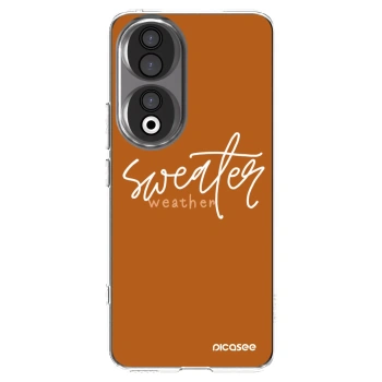 Picasee Honor 90 5G Hülle - Transparentes Silikon - Sweater weather