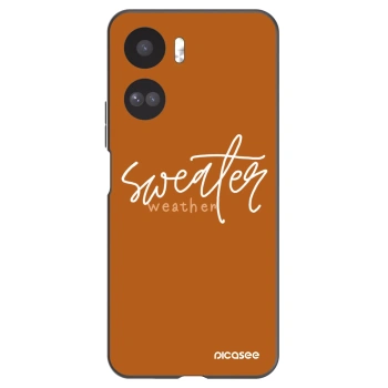 Picasee Honor 90 Lite 5G Hülle - Schwarzes Silikon - Sweater weather