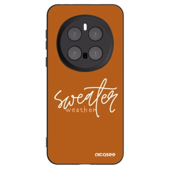 Picasee Honor Magic7 Pro 5G Hülle - Schwarzes Silikon - Sweater weather