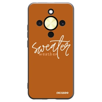 Picasee Honor Magic8 Lite 5G Hülle - Schwarzes Silikon - Sweater weather