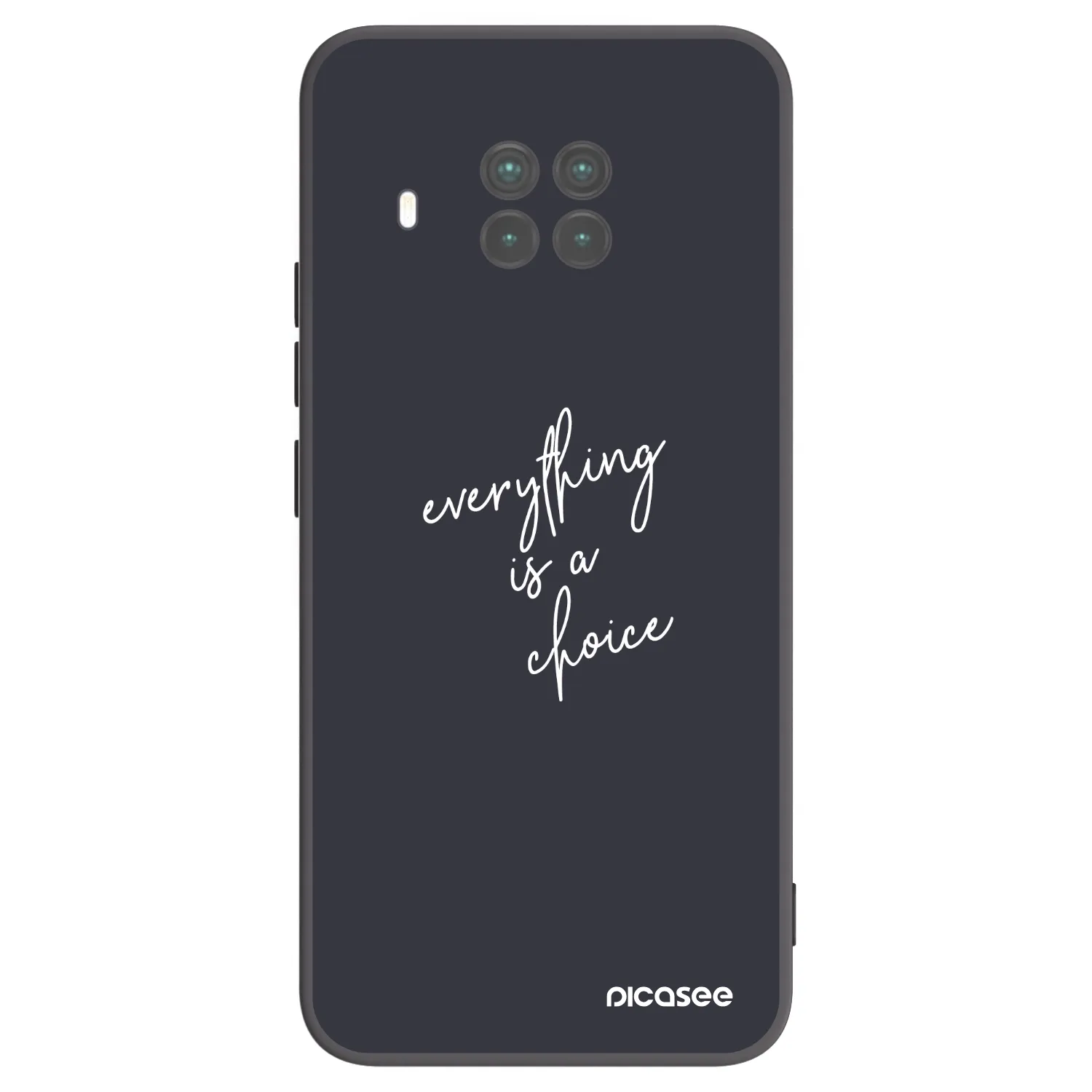 Picasee Xiaomi Mi 10T Lite Hülle - Schwarzes Silikon - Everything is a choice