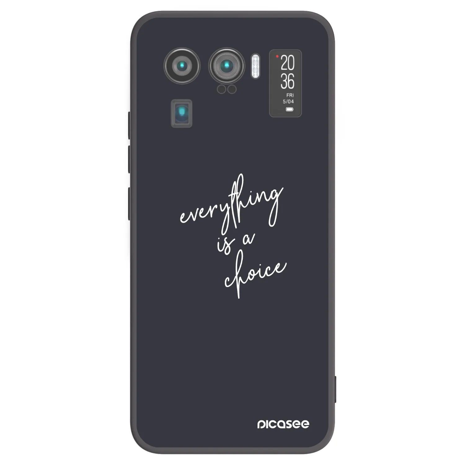 Picasee Xiaomi Mi 11 Ultra Hülle - Schwarzes Silikon - Everything is a choice