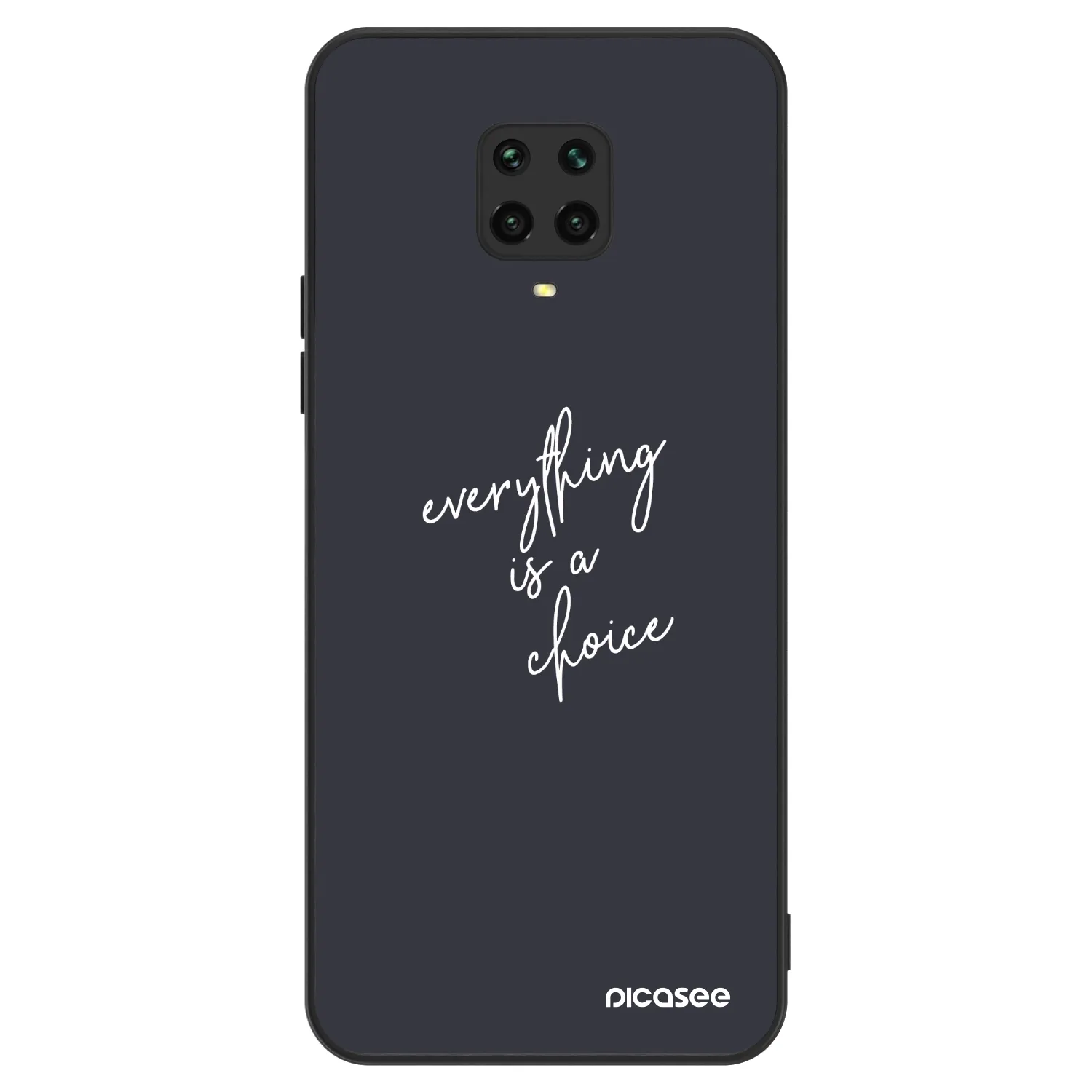 Picasee ULTIMATE CASE für Xiaomi Redmi Note 9S - Everything is a choice