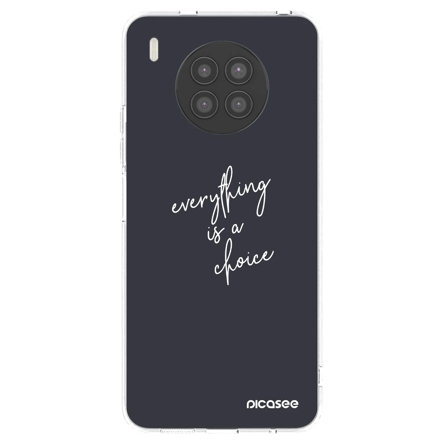 Picasee Huawei Nova 8i Hülle - Transparentes Silikon - Everything is a choice
