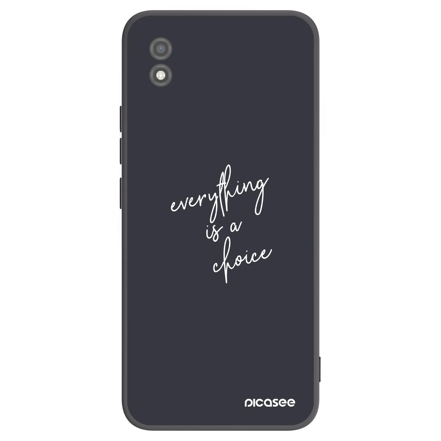 Picasee Realme C11 (2021) Hülle - Schwarzes Silikon - Everything is a choice