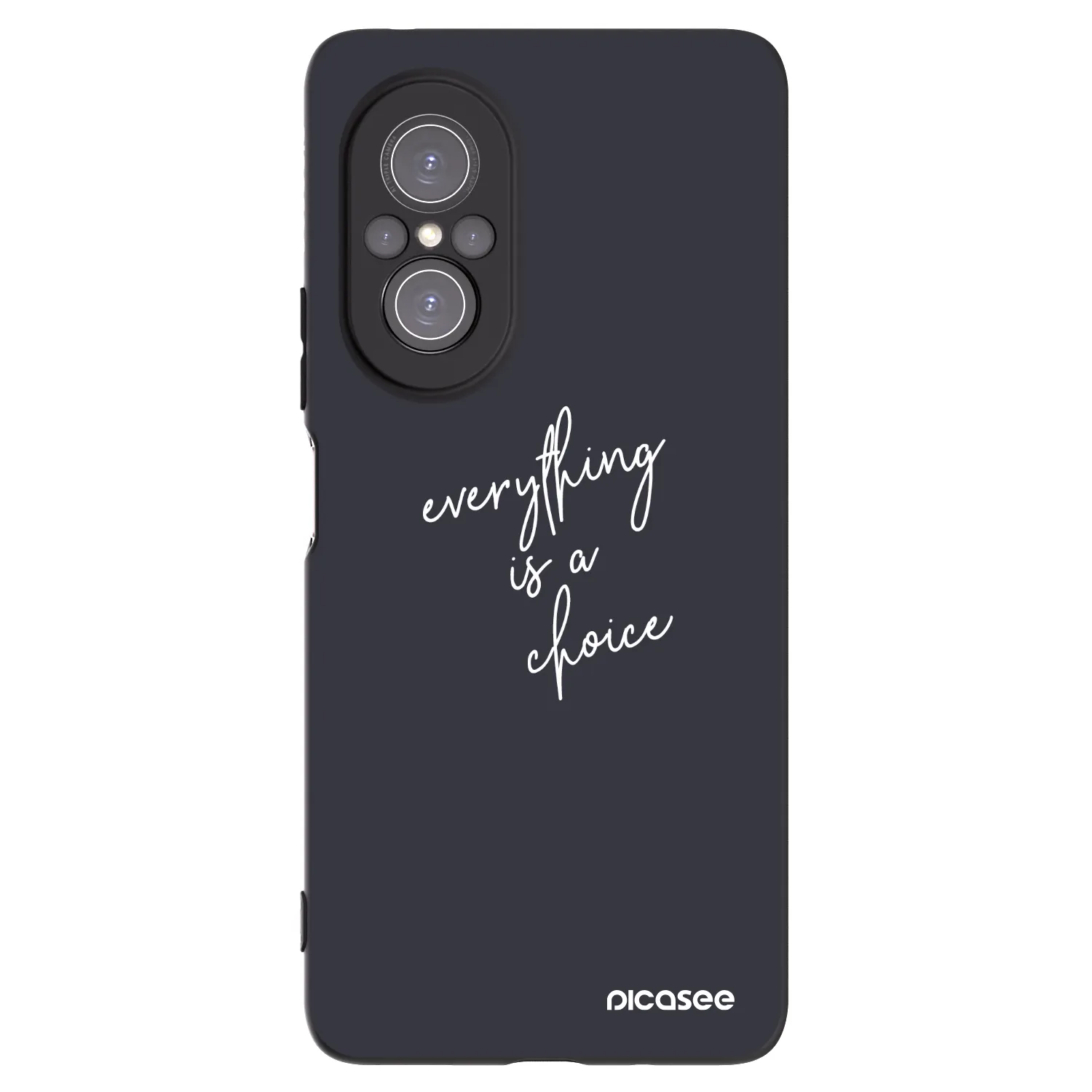 Picasee Huawei Nova 9 SE Hülle - Schwarzes Silikon - Everything is a choice