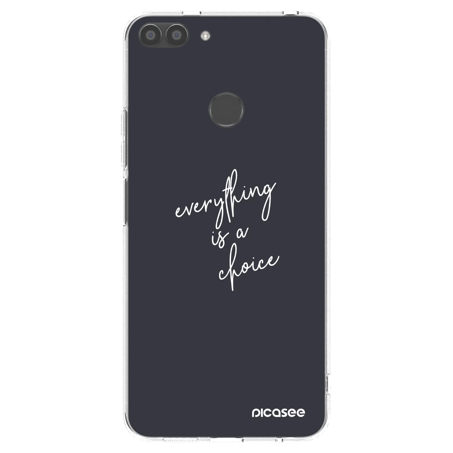 Picasee Huawei P Smart Hülle - Transparentes Silikon - Everything is a choice