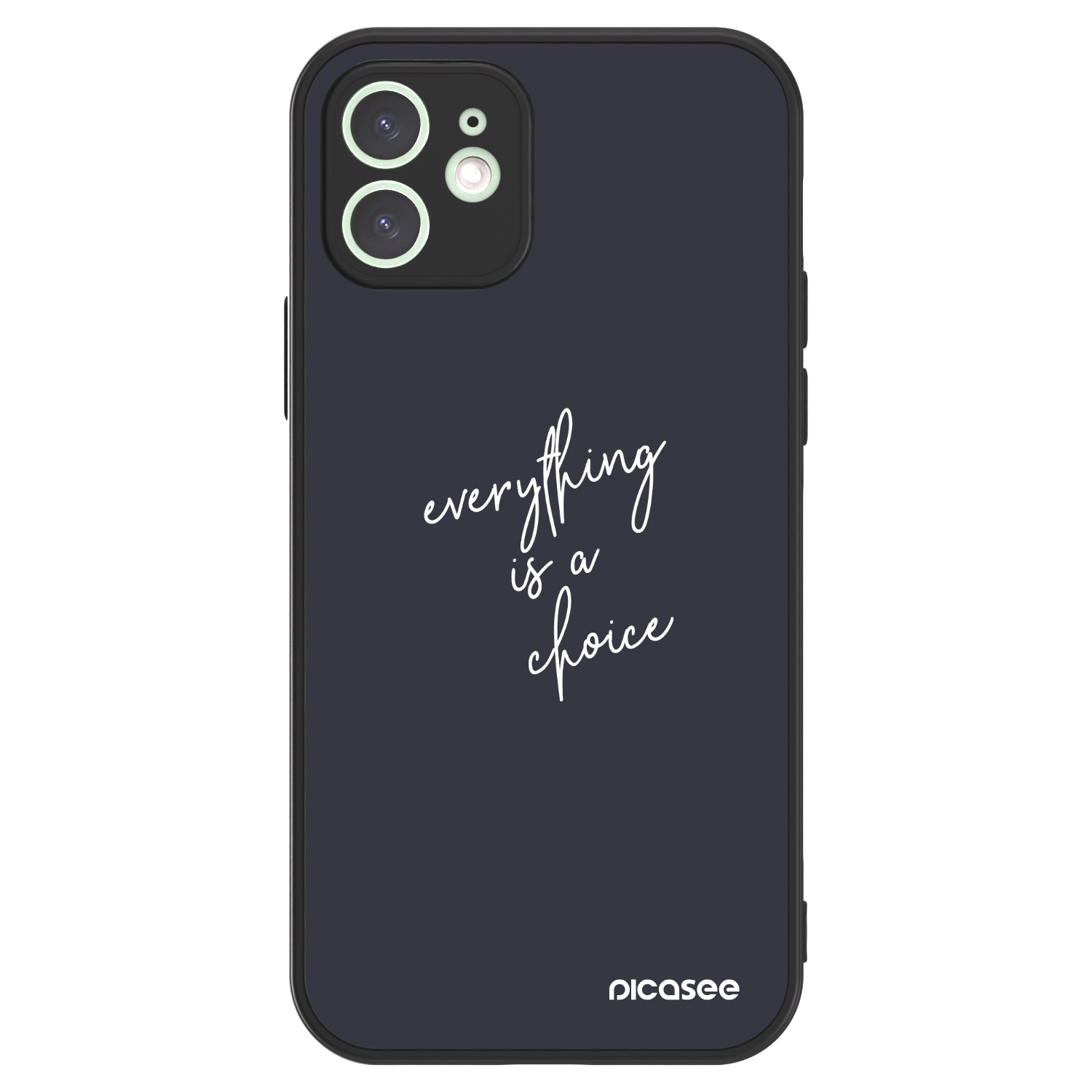 Picasee ULTIMATE CASE MagSafe für Apple iPhone 12 - Everything is a choice