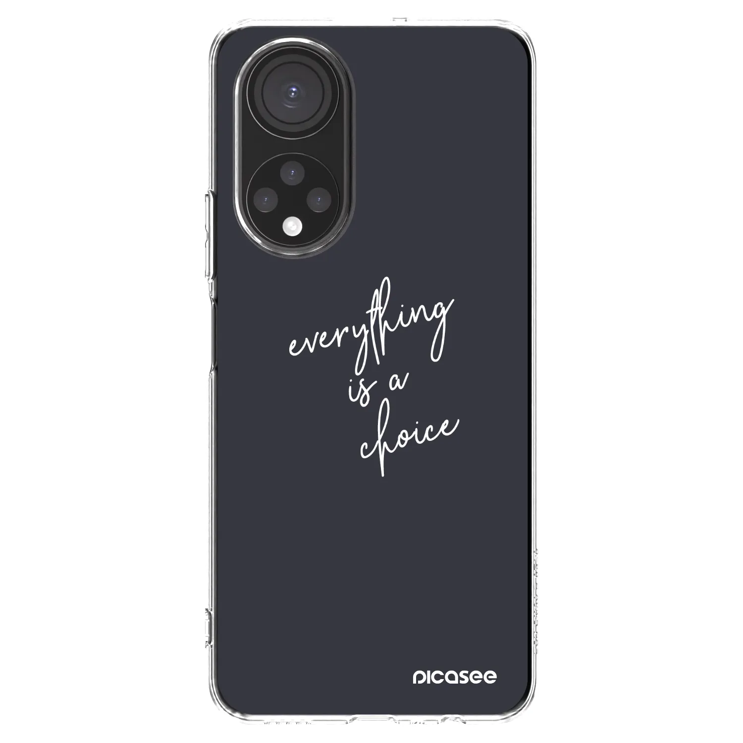 Picasee Honor X7 Hülle - Transparentes Silikon - Everything is a choice