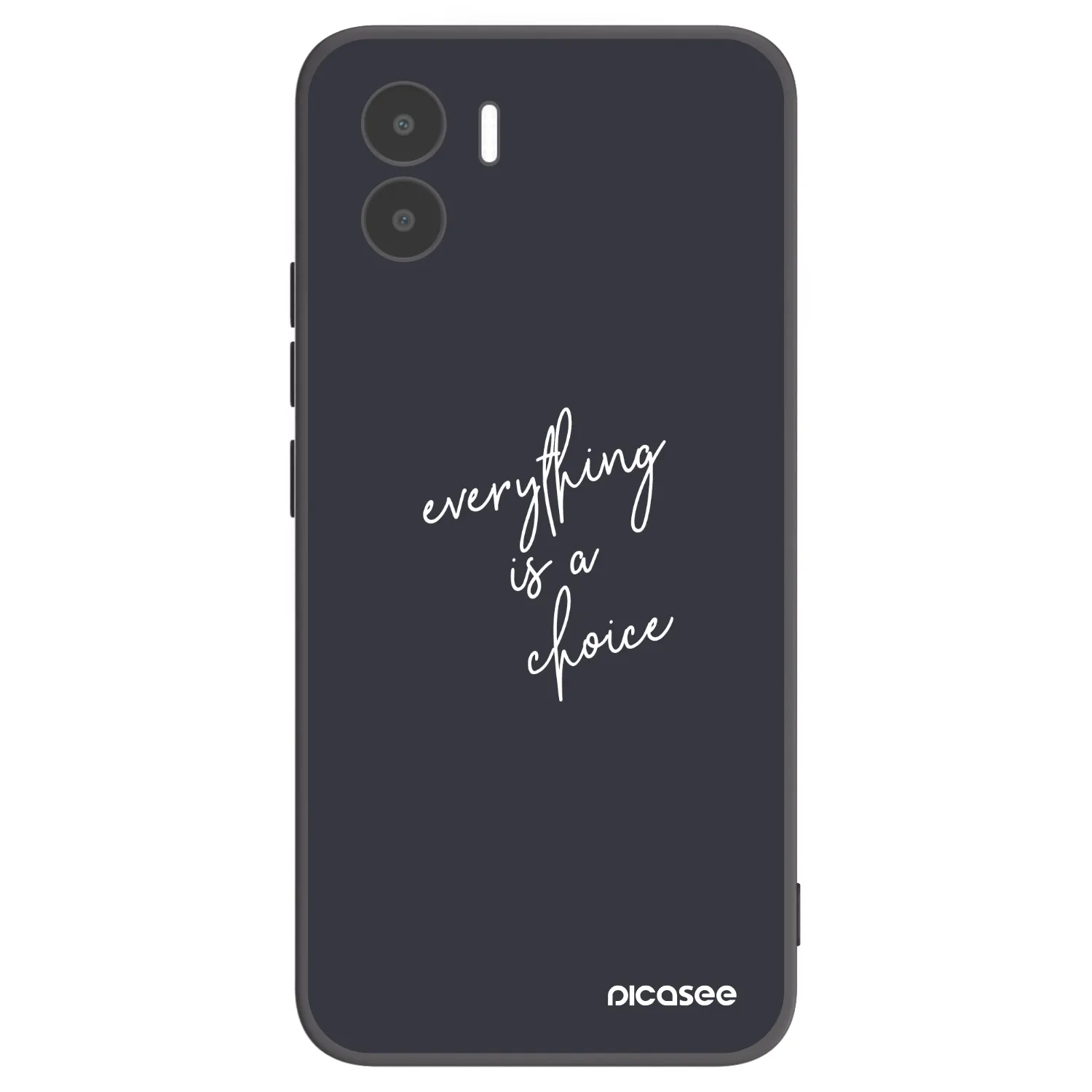 Picasee Xiaomi Redmi A2 Hülle - Schwarzes Silikon - Everything is a choice