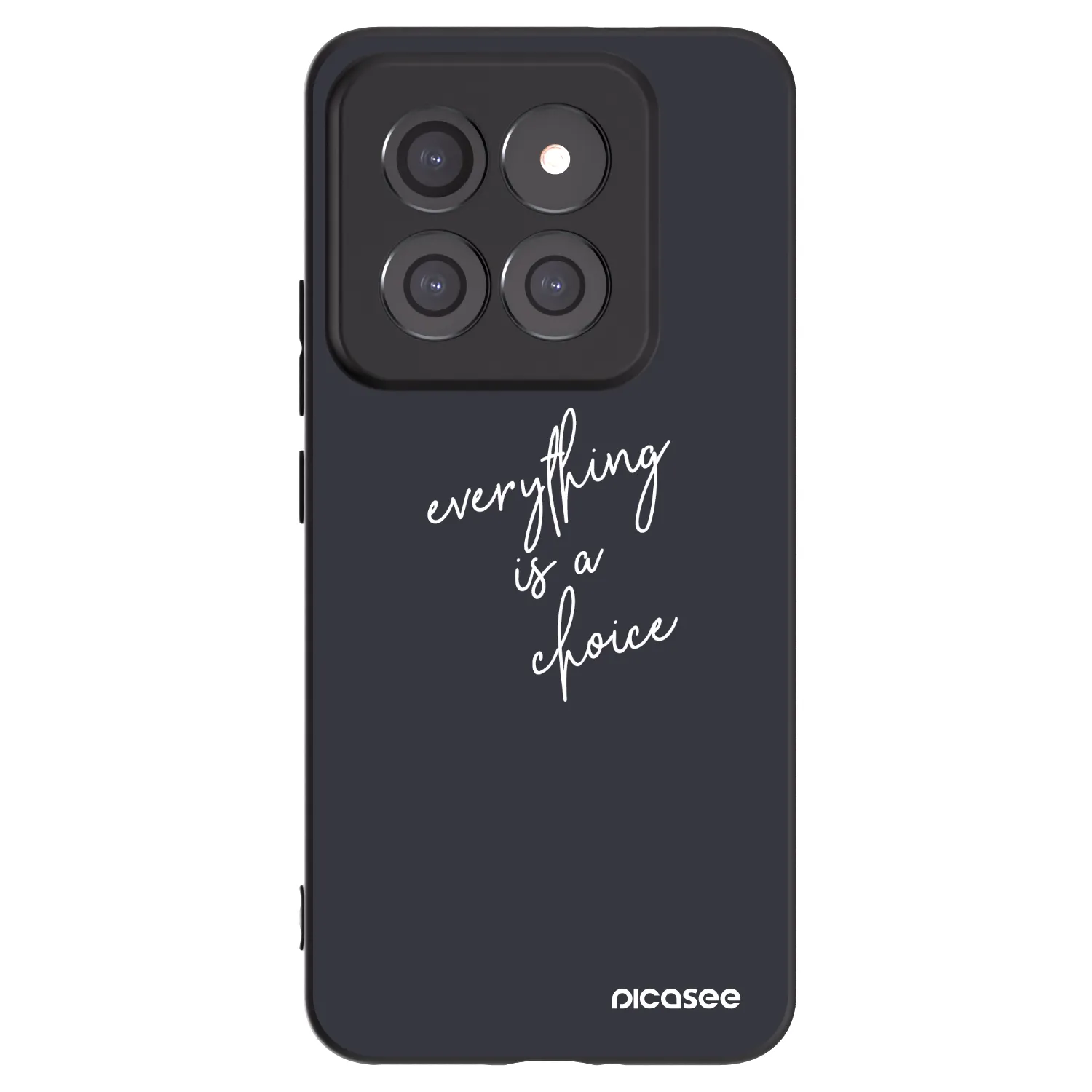 Picasee Xiaomi 14 Pro Hülle - Schwarzes Silikon - Everything is a choice