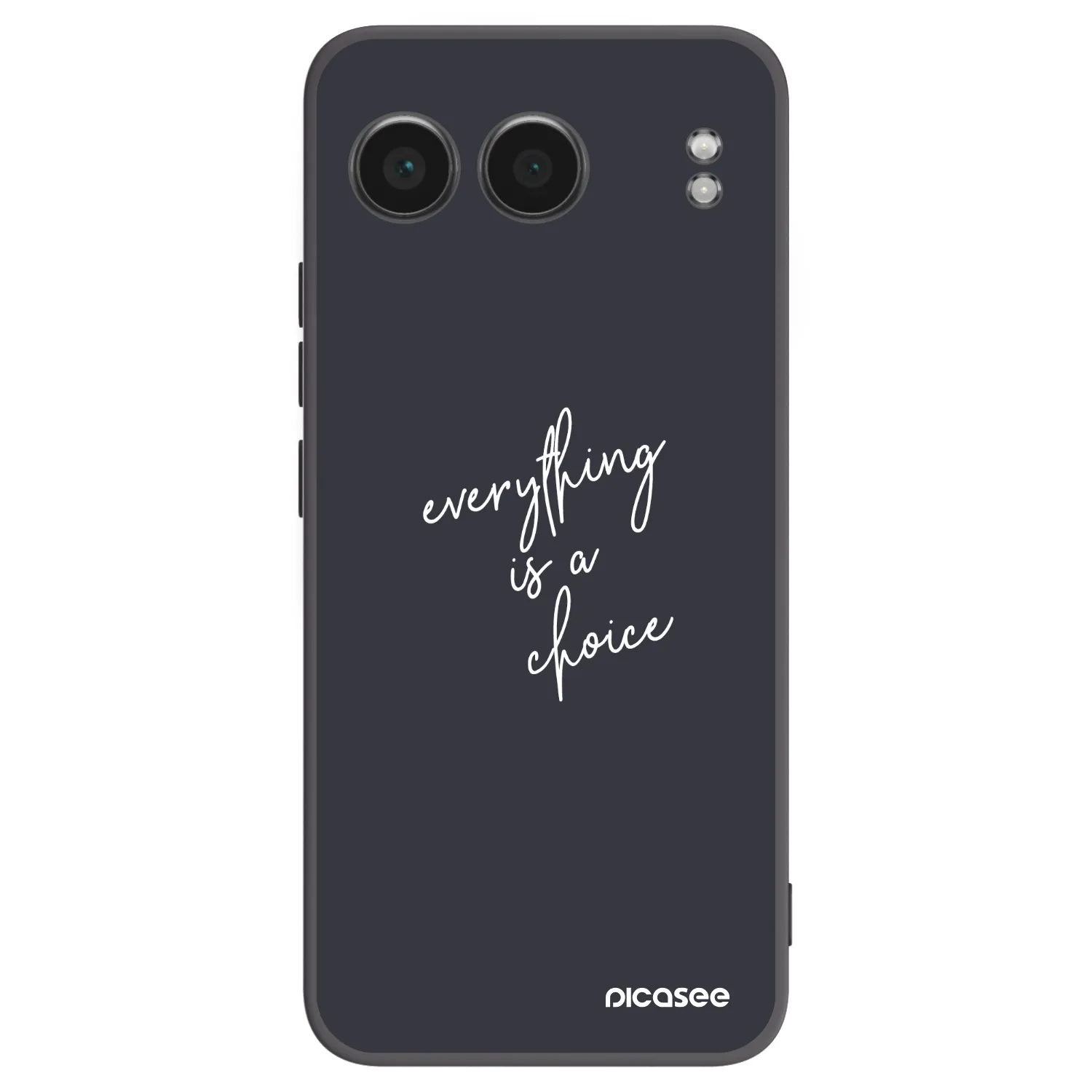 Picasee OnePlus Nord 4 Hülle - Schwarzes Silikon - Everything is a choice