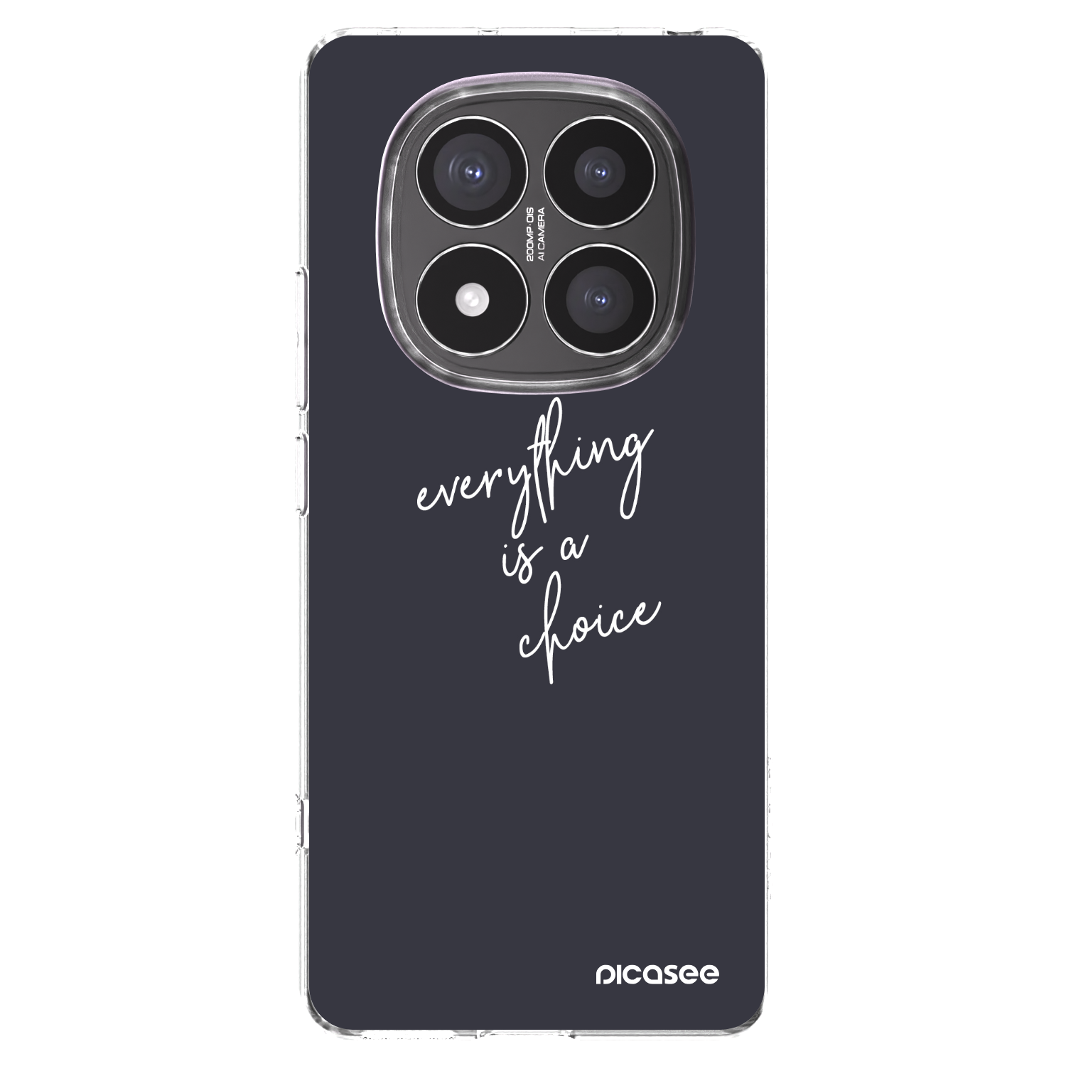 Picasee Xiaomi Redmi Note 14 Pro+ 5G Hülle - Transparentes Silikon - Everything is a choice