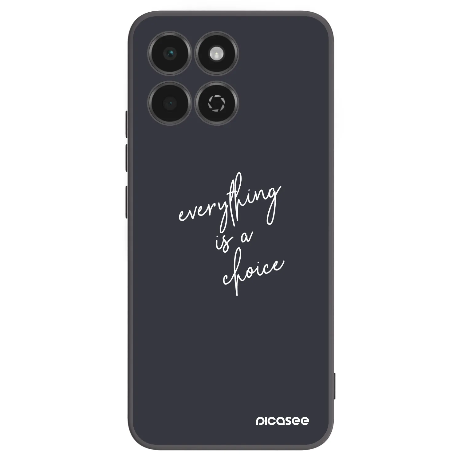 Picasee Honor 200 Smart 5G Hülle - Schwarzes Silikon - Everything is a choice
