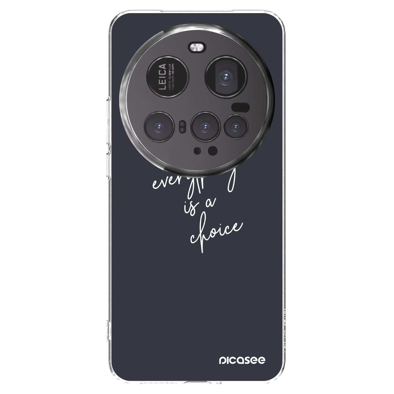 Picasee Xiaomi 15 Ultra Hülle - Transparentes Silikon - Everything is a choice