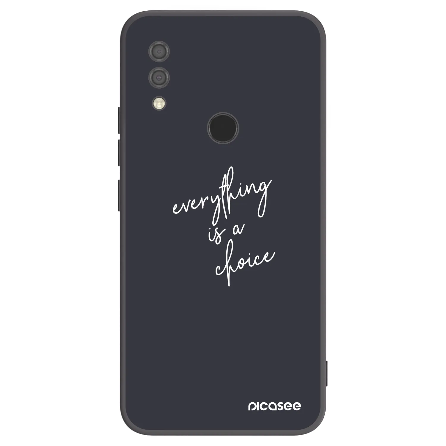 Picasee Xiaomi Redmi 7 Hülle - Schwarzes Silikon - Everything is a choice