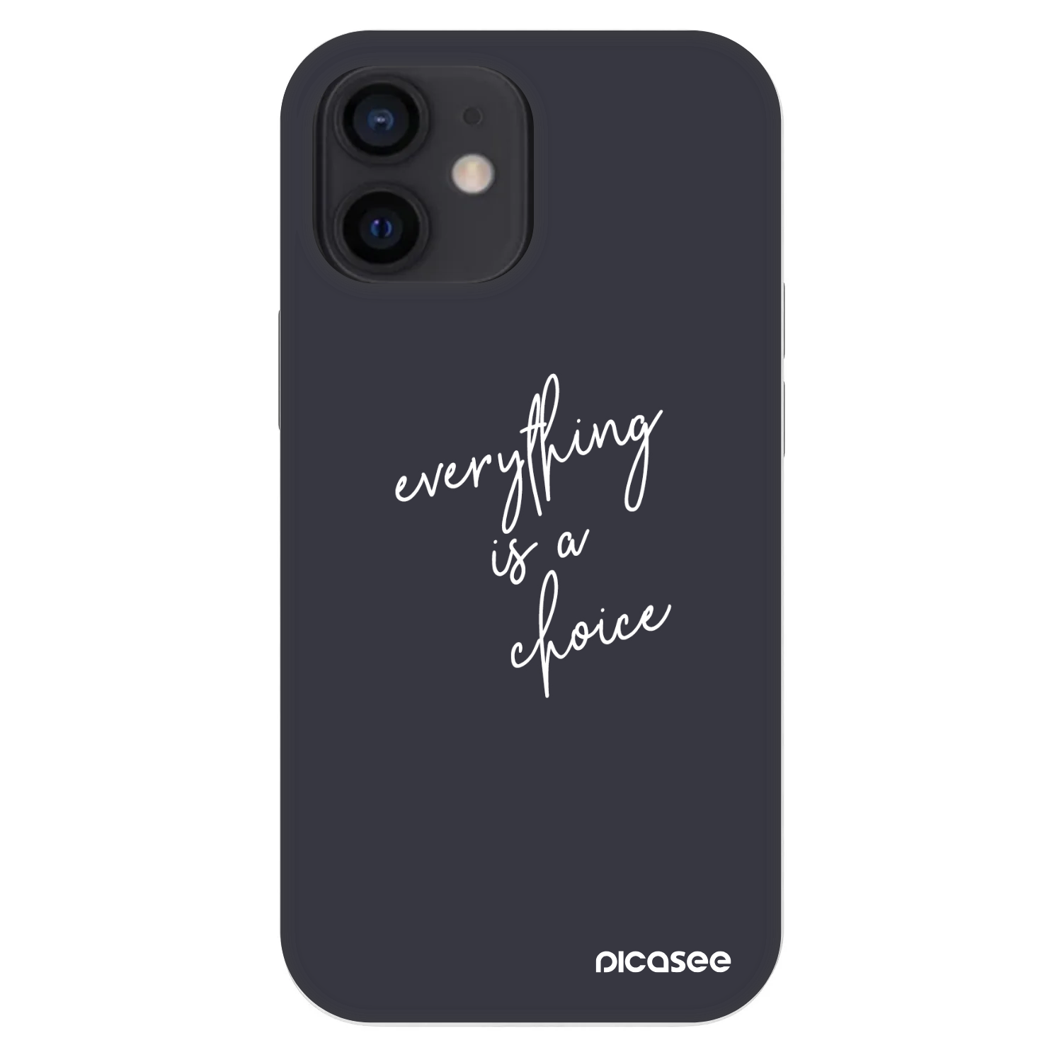Picasee Fashion Case für Apple iPhone 12 mini - Everything is a choice