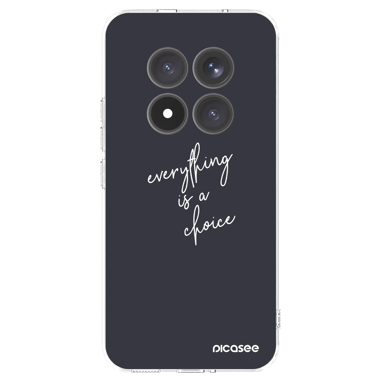Picasee Xiaomi Redmi Note 15 Pro+ Hülle - Transparentes Silikon - Everything is a choice