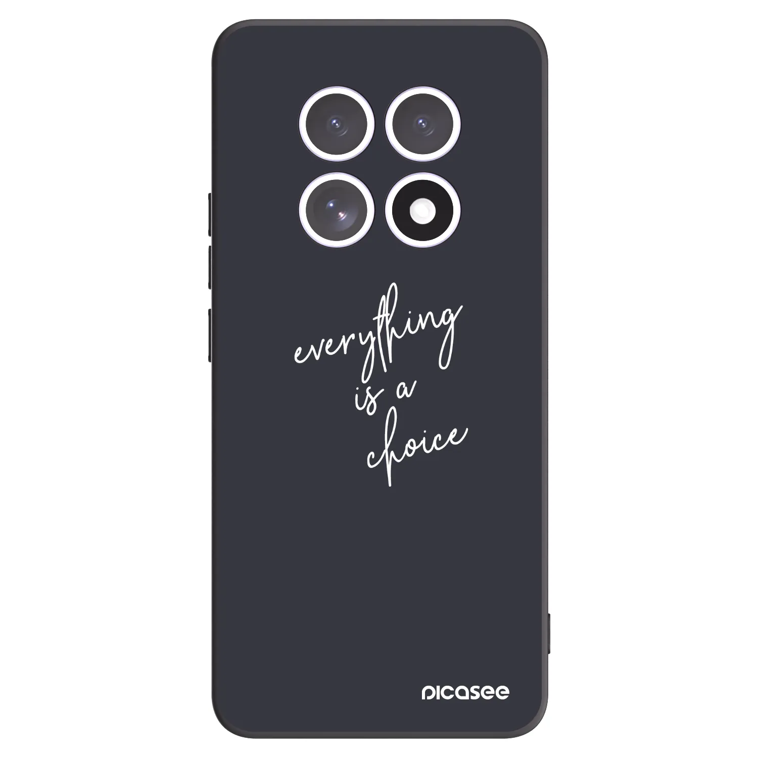 Picasee Xiaomi Redmi Note 15 Hülle - Schwarzes Silikon - Everything is a choice