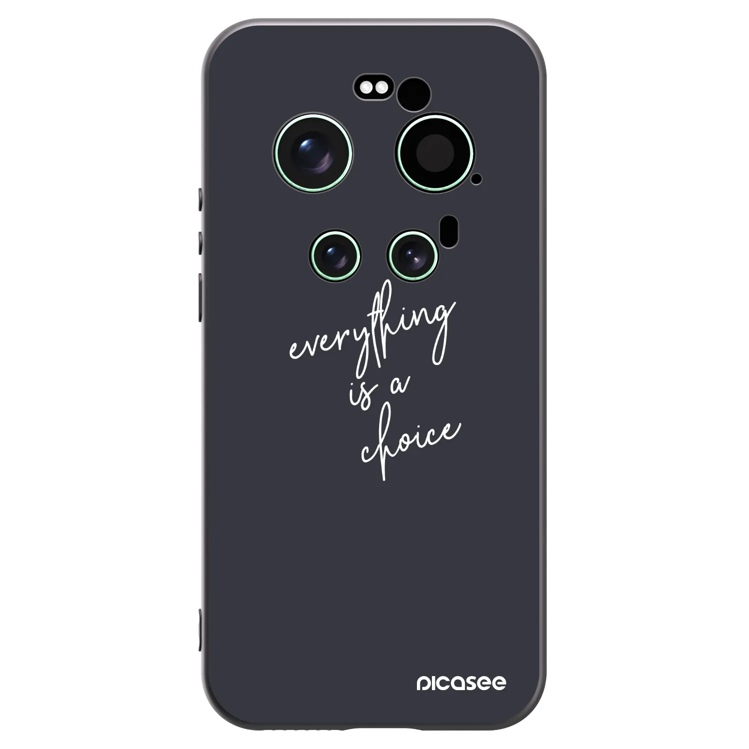 Picasee Xiaomi 17 Ultra Hülle - Schwarzes Silikon - Everything is a choice
