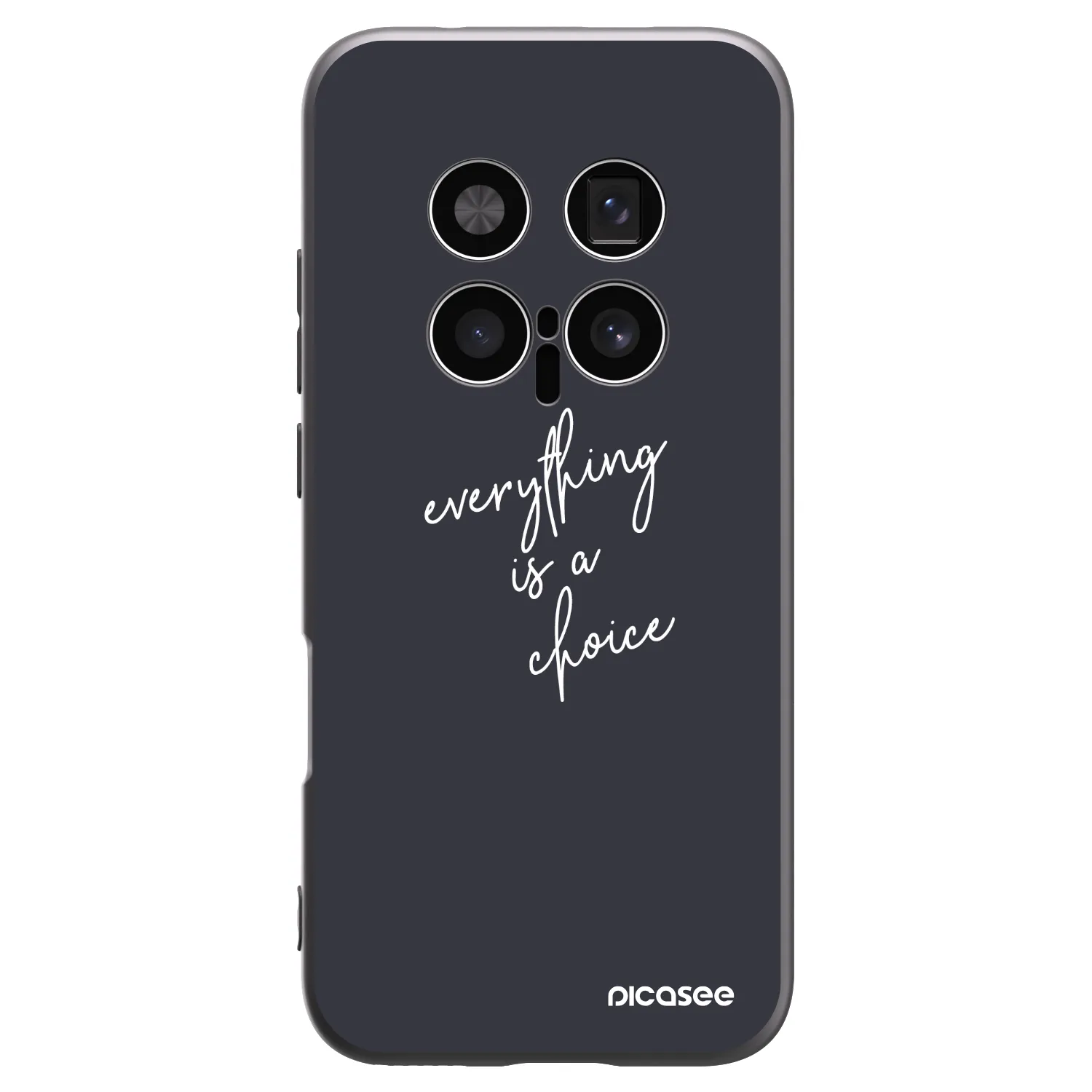 Picasee Honor Magic8 Pro 5G Hülle - Schwarzes Silikon - Everything is a choice