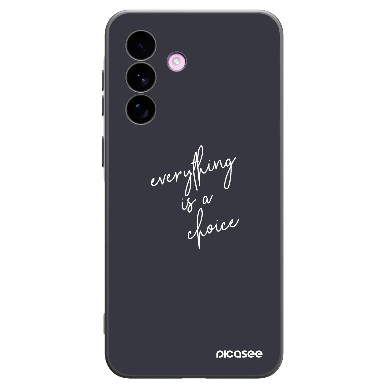 Picasee Samsung Galaxy A57 5G Hülle - Schwarzes Silikon - Everything is a choice