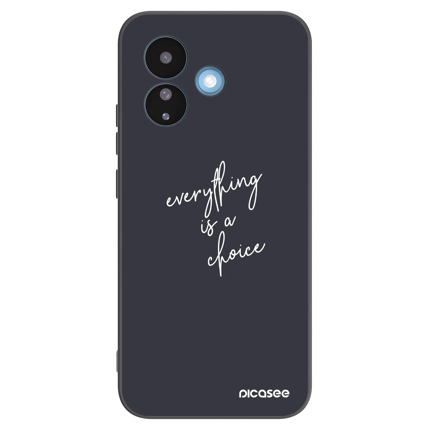 Picasee Xiaomi Redmi Note 17 Pro 5G Hülle - Schwarzes Silikon - Everything is a choice