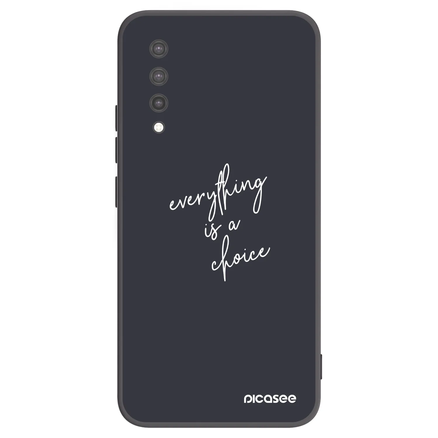 Picasee Xiaomi Mi 9 Lite Hülle - Schwarzes Silikon - Everything is a choice