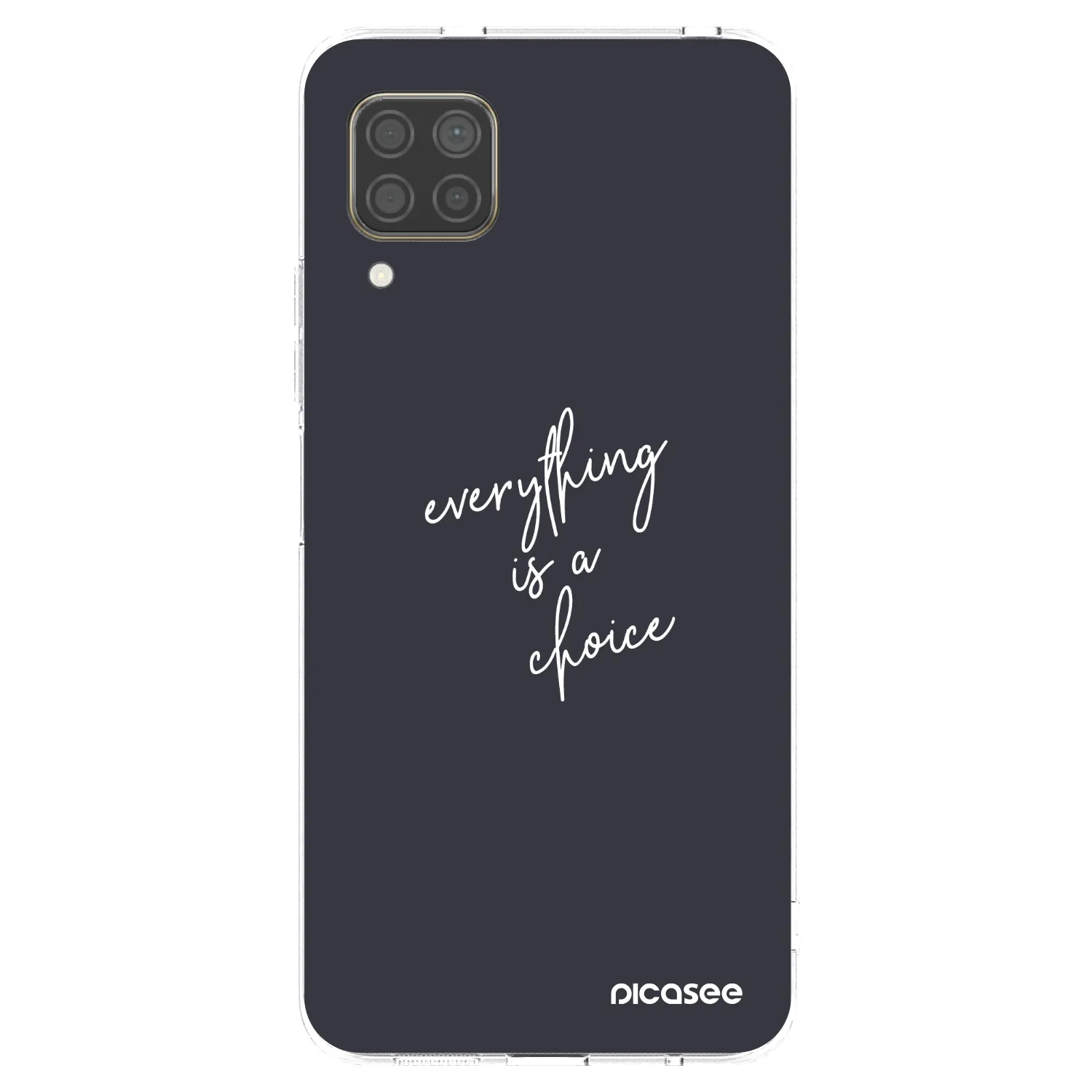 Picasee Huawei P40 Lite Hülle - Transparentes Silikon - Everything is a choice