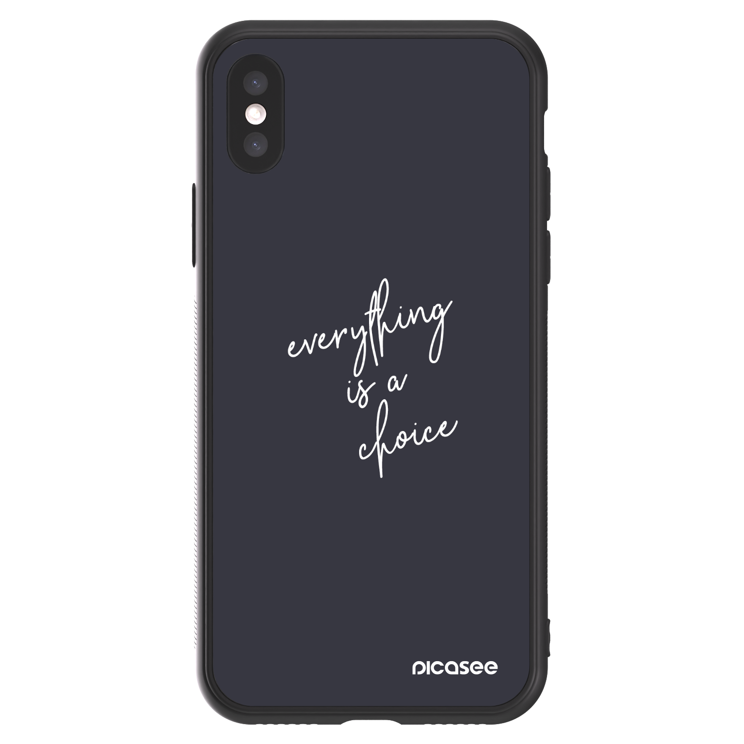 Picasee ULTIMATE CASE für Apple iPhone X/XS - Everything is a choice