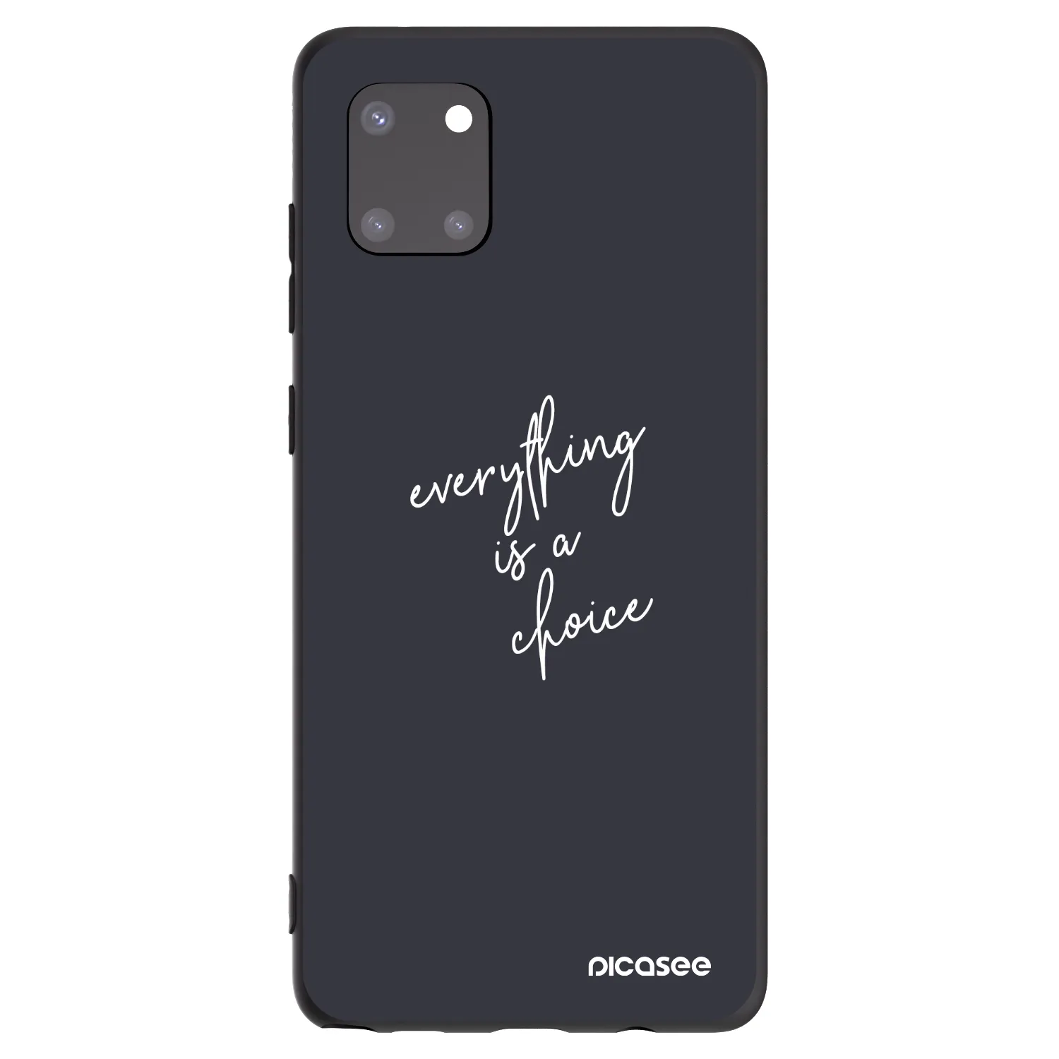Picasee Samsung Galaxy Note 10 Lite N770F Hülle - Schwarzes Silikon - Everything is a choice