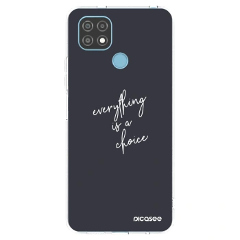 Picasee Realme C21 Hülle - Transparentes Silikon - Everything is a choice