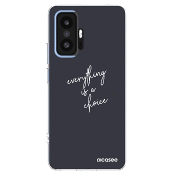 Picasee Xiaomi 11T Pro Hülle - Transparentes Silikon - Everything is a choice