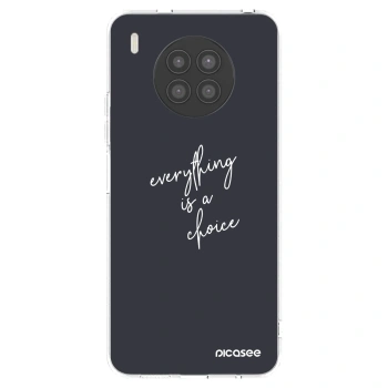 Picasee Huawei Nova 8i Hülle - Transparentes Silikon - Everything is a choice