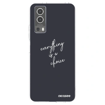 Picasee Vivo Y72 5G Hülle - Transparentes Silikon - Everything is a choice