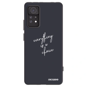 Picasee Xiaomi Redmi Note 11 Pro Hülle - Schwarzes Silikon - Everything is a choice