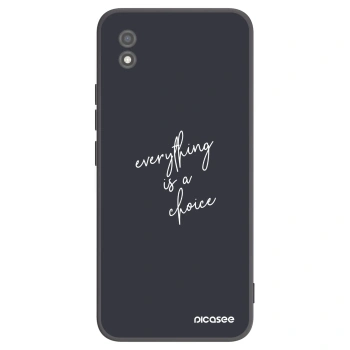 Picasee Realme C11 (2021) Hülle - Schwarzes Silikon - Everything is a choice