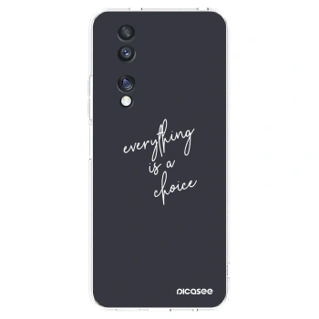 Picasee Honor 70 Hülle - Transparentes Silikon - Everything is a choice