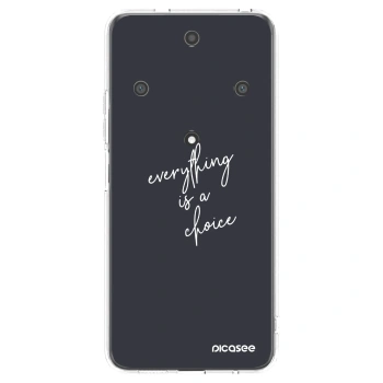 Picasee Honor Magic5 Lite 5G Hülle - Transparentes Silikon - Everything is a choice