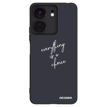 Picasee Xiaomi Redmi 13C 4G Hülle - Schwarzes Silikon - Everything is a choice