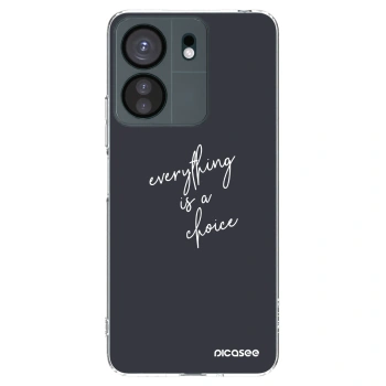 Picasee Xiaomi Redmi 13C 4G Hülle - Transparentes Silikon - Everything is a choice