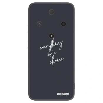 Picasee Honor Magic6 Lite 5G Hülle - Schwarzes Silikon - Everything is a choice