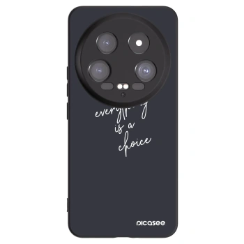 Picasee Xiaomi 14 Ultra Hülle - Schwarzes Silikon - Everything is a choice