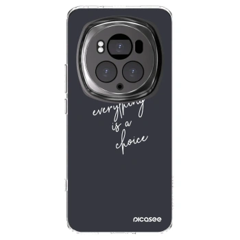 Picasee Honor Magic6 Pro Hülle - Transparentes Silikon - Everything is a choice