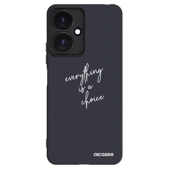 Picasee Xiaomi Redmi 13C 5G Hülle - Schwarzes Silikon - Everything is a choice