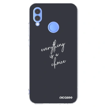 Picasee Huawei P Smart 2019 Hülle - Transparentes Silikon - Everything is a choice